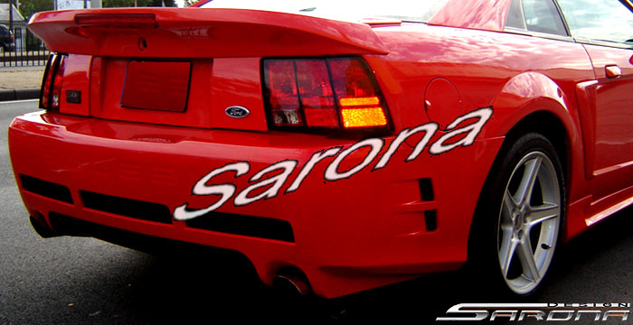 Custom Ford Mustang  Coupe & Convertible Rear Bumper (1999 - 2004) - $596.00 (Part #FD-010-RB)